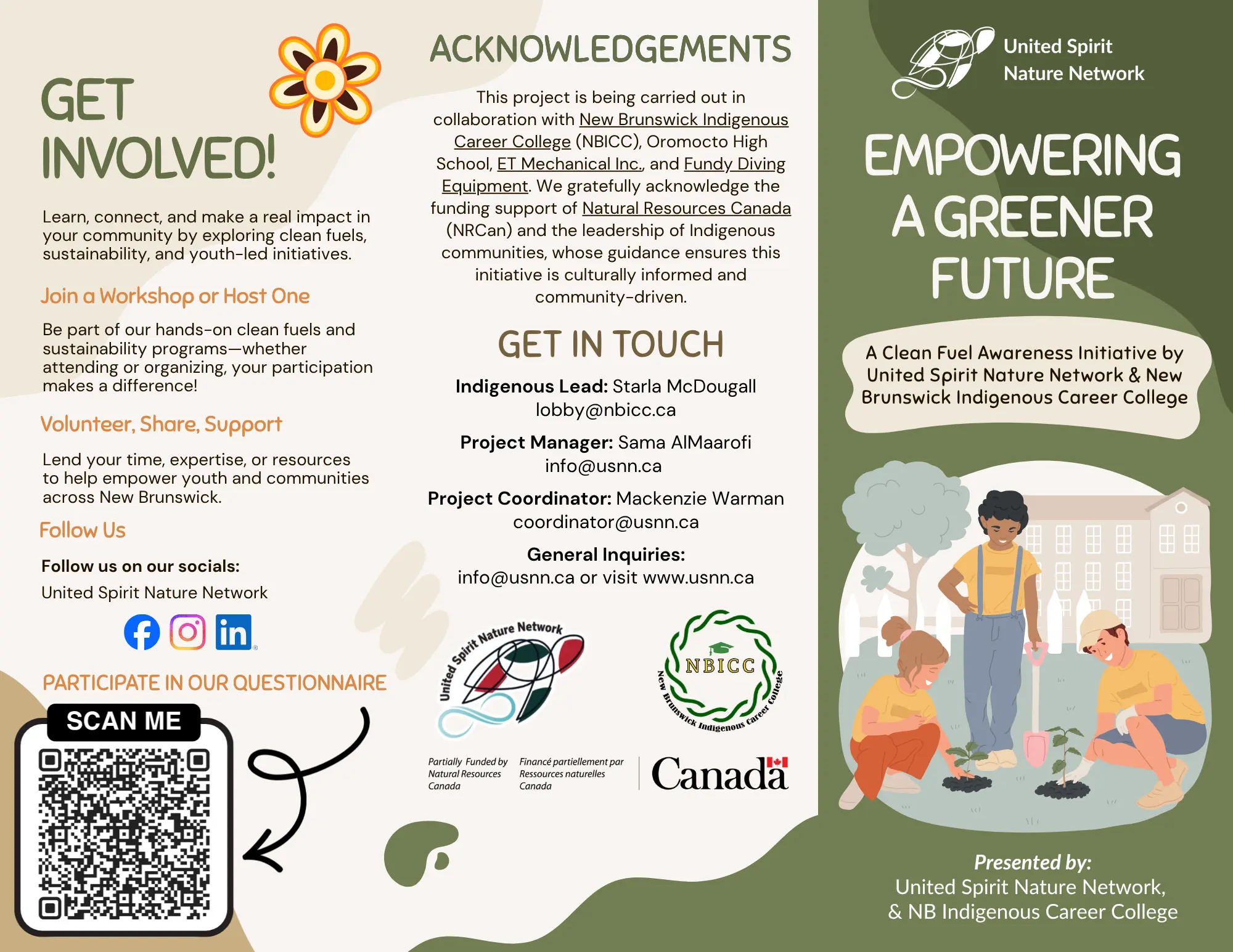 Empowering a Greener Future - Green Energy Brochure - United Spirit Nature Network