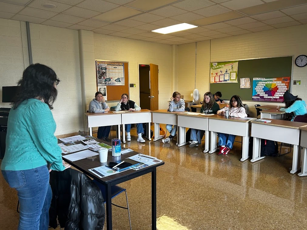 Students working on scenario-based challenges that asked students to think like problem-solvers, not spectators