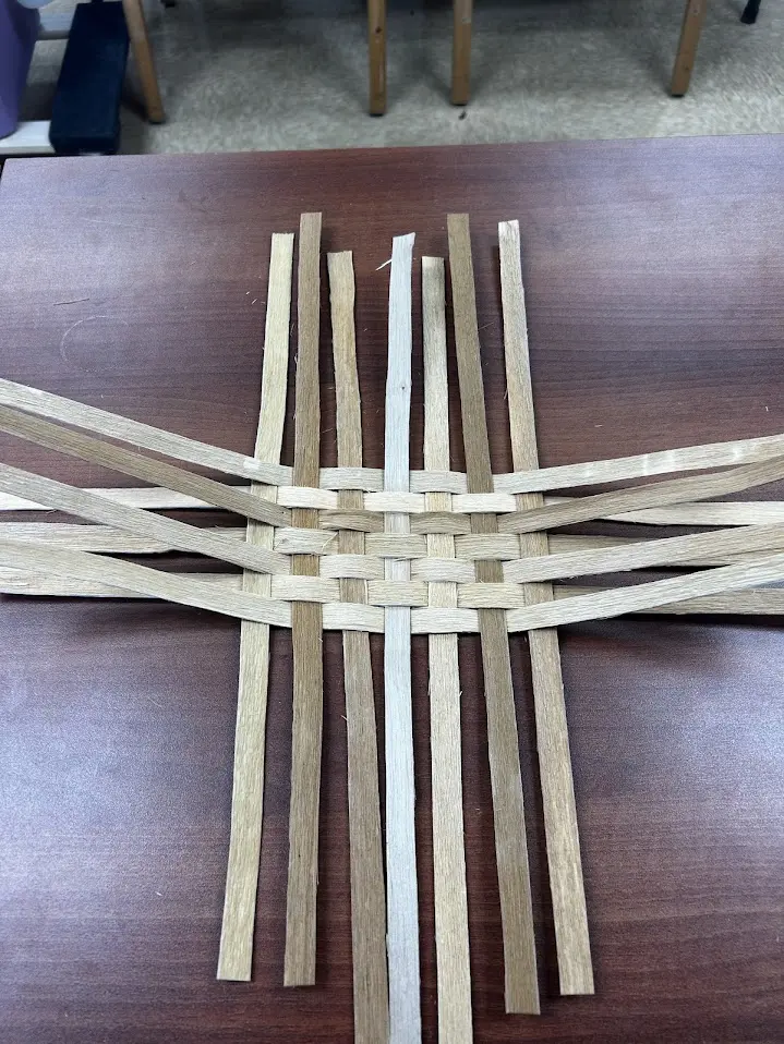 Basket Weaving Step 1 Build the base 
